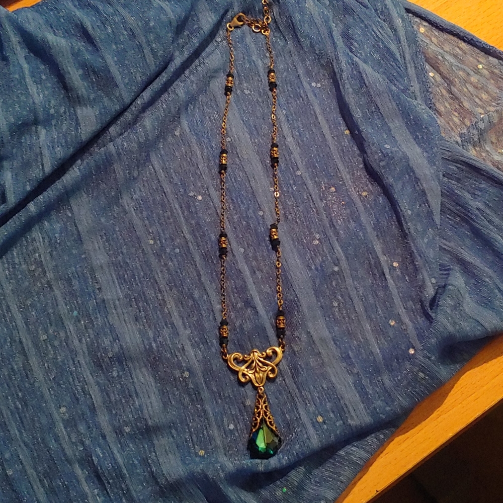 Art nouveau Crystal necklace